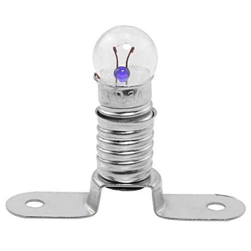 10PCS E10 2.5V/0.3A Miniature Screw Base Light Bulbs and 10PCS E10 Light Socket Bulbs Lamps Base Holders for Home Experiment Circuit Electrical Test Accessories