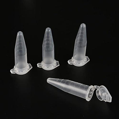 1.5ml 500 Pcs Microcentrifuge Tubes with Snap Cap Polypropylene - size: 1.5ml-500pcs