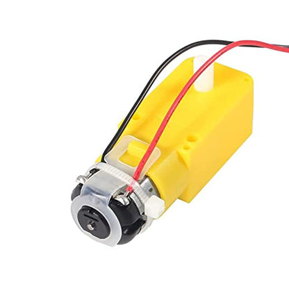 8pcs TT Motor Dual DC 3-6V Gearbox Motor 200RPM Ratio 1:48 Shaft Motor with 2.54mm Wire for Arduino DIY Smart Car Robot