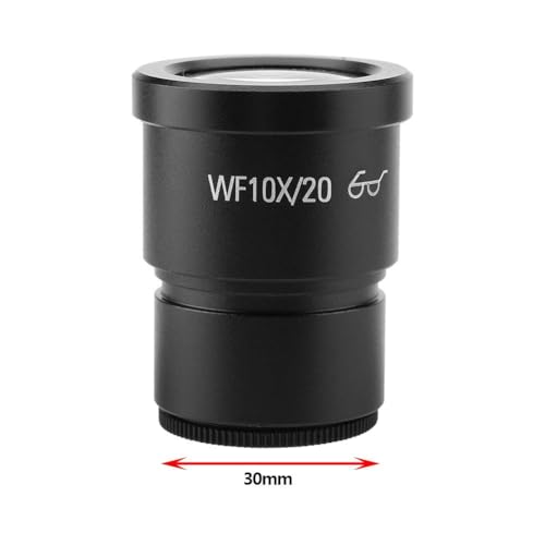 Microscope Lens 10X Telescope Accessories Eyepieces Wide Field Stereo Microscope Eyepieces Mounting Size 30mm