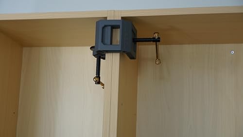 Massca Dual Action Case Clamp – Frameless Cabinet Clamp for 3D Alignment, Cabinet Installation Tool for Kitchen & Bath Cabinets, Commercial Casework, Closets & Garage Systems, Woodworking Clamp