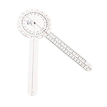 Elite Medical Instruments USA 12" & 8" Goniometer Set - 2 Piece Kit for Physical Therapy, Joint Measurement, and Rehabilitation Model EGM-427