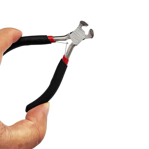 Jewelers Pliers Set, 5Pcs Rubber Handle Hand Pliers, Portable, DIY Essential Tools, for Jewelry Making, Wire Processing, Bead Making, etc.