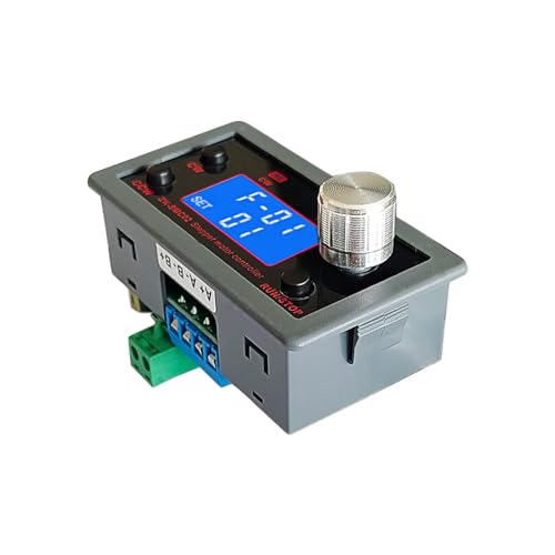 DC Stepper Motor Driver and Controller, ZK-SMC02 Integrated Board DC 5~30V 4A Forward/Reverse Pulse Speed Angle Control Module Programmable PLC Serial Communication Drive All-in-One for 42 57 Motor