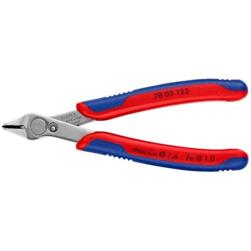 KNIPEX Tools 78 03 125 Electronics Super Knips, 5-Inch - size: 5-Inch, style: Knips