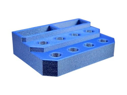 Slide Stand-14mm Eight Spaces with Segmented Storage (Cosmic Blue) - color: Cosmic Blue