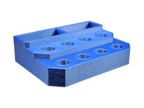 Slide Stand-14mm Eight Spaces with Segmented Storage (Cosmic Blue) - color: Cosmic Blue