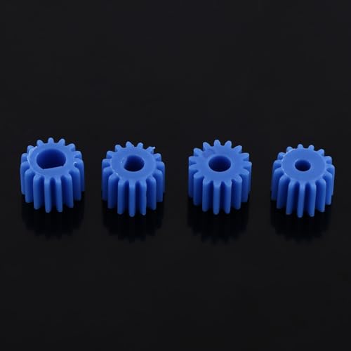 26pcs Plastic Spindle Gear Set, Small Plastic Gears, 2MM/2.3MM/3MM/3.17MM/4MM Motor Gear Kits DIY Assembly for Aircraft Car Model
