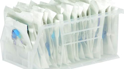 Akro-Mils 30230 AkroBins Plastic Storage Bins, 11"x5"x5", Clear, 12-Pack - color: Clear