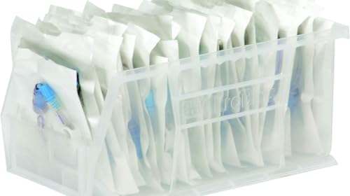 Akro-Mils 30230 AkroBins Plastic Storage Bins, 11"x5"x5", Clear, 12-Pack - color: Clear