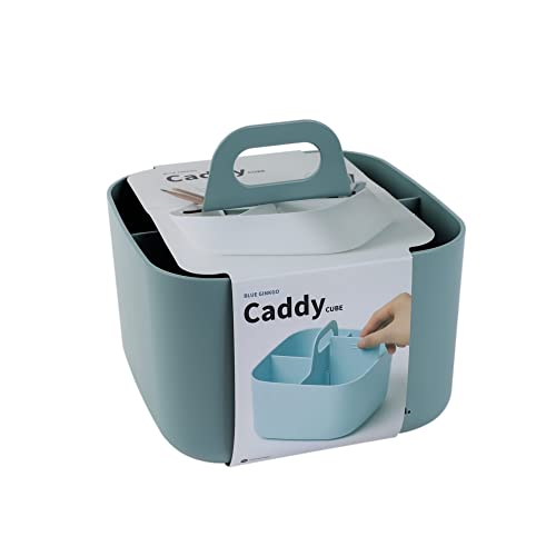 BLUE GINKGO Stackable Organizer Caddy, Square, Green, Made in Korea - color: GREEN, size: Square