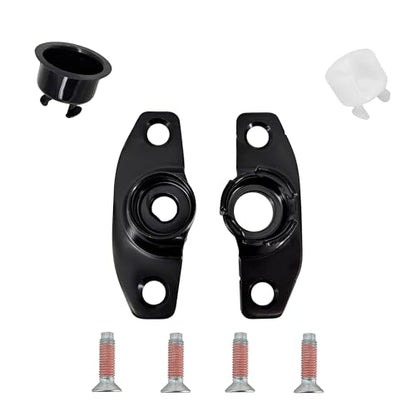 Tailgate Hinge Pair Kit, Bolts, Screws, Bushings for 2017-2024 Ford Super Duty