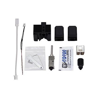 Creativity 500℃ High-Temperature Upgraded Hotend Kit, 24V Ceramic Heater Thermistor+ 2 Hotend Silicone Cover +1 Extra Hardened Steel Nozzle +1Extra Snap, for Lab X1 3D Printer - style: Lab - TZ - RMDZ - JRB