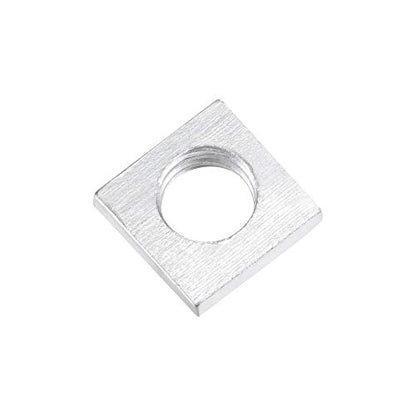 uxcell Square Nuts, M5x8mmx2mm Zinc-Plated Metric Coarse Thread Assortment Kit, 25 Pcs - size: M5x8mmx2mm