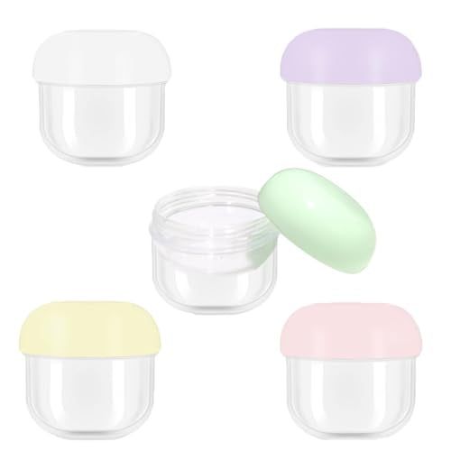 5 Pcs 20ml Small Travel Containers Portable Storage Jars - size: 20ml