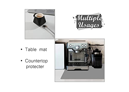 Foepoge Extra Large Silicone Sheet for Crafts Resin 27.9''x20'', Nonstick - color: Gray, size: 27.9" x 20"