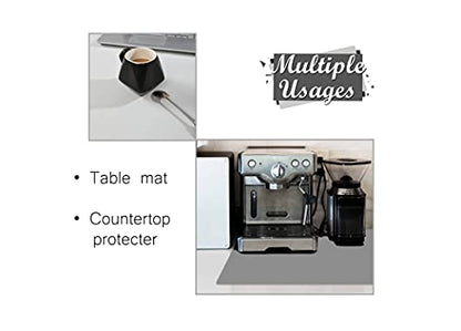 Foepoge Extra Large Silicone Sheet for Crafts Resin 27.9''x20'', Nonstick - color: Gray, size: 27.9" x 20"