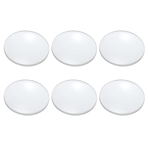 PATIKIL Concave Lens 65mm Focal Length 30mm (1.2") Diameter Round Set White - size: 1.2inch