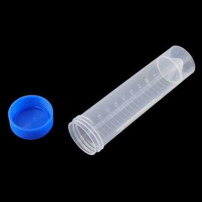 Antrader 50mL Plastic Graduated Centrifuge Tubes w Screw Cap(Blue,50 PCS) - color: Blue, size: 50mL