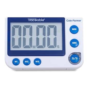 Traceable Flashing LED Big-Digit Timer: Single-Channel