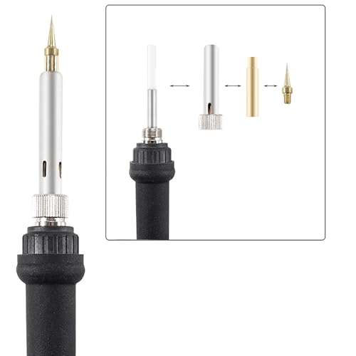 3D Printer Smoothing Kit – Finishing & Smoothing Tool with Temp Control Display for ABS, PETG, TPU, PLA Models – Soldering & Welding Iron for 3D Printing & 8pcs Soldering Iron Tips (Smoothing Tool) - style: Smoothing Tool