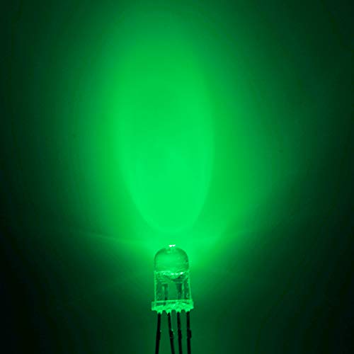 CHANZON 100 pcs 5mm RGB Multicolor LED Diode Lights Common Anode - color: N) Rgb (Common Anode), size: 5mm Round Top