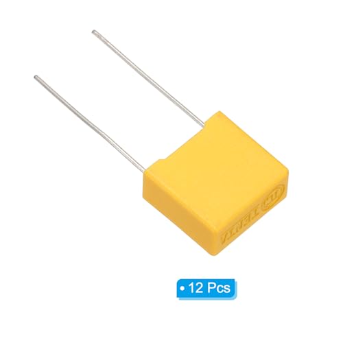 PATIKIL Safety Capacitors 12Pack 0.15uF AC 275V 10mm Pin Pitch 13x12x6mm - size: 10mm Pin Pitch, style: 0.15uF