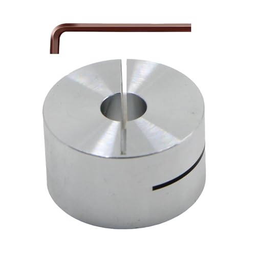 Aluminum Alloy Shaft Coupling, 8 mm Inner Dia Clamping Fixed Type Coupler Connector for Connecting Motor and Wheel DIY Model RC Parts (1Piece） - style: 8mm Clamping Coupling