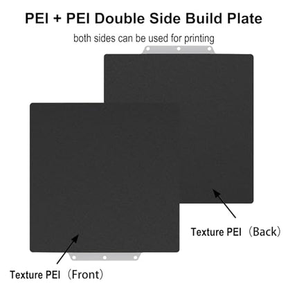 235x235mm Textured PEI Build Plate for Flashforge AD5M/AD5M Pro/AD5X - size: 235x235MM