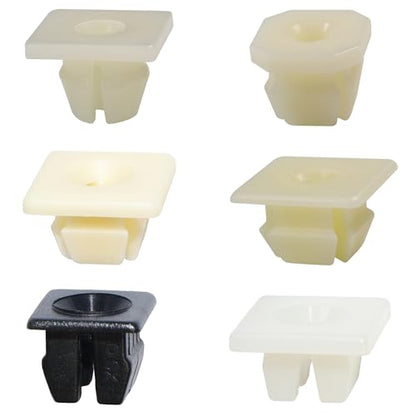 244pcs Grille, Headlight Bezel Nylon Nut & License Plate Nut #6,#8,#10,#14 - size: 15 Size 244pcs