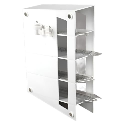 Globe Scientific 1685W Serological Pipet Storage Rack, White - color: White