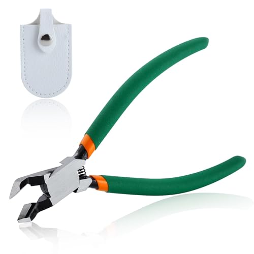 SPEEDWOX Model Nippers Wire Cutter 45° Sprue Cutter Wire Flush Cutters, Electronic Model Sprue Clippers, Ultra Sharp And Precision Side Nippers For Plastic Model Building With Protective Cover - style: 45°Model Nipper