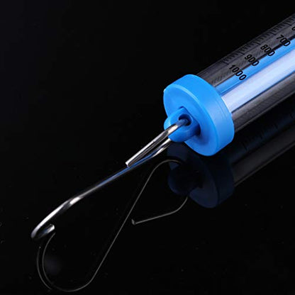 Dynamometer Spring Scale Transparent Spring Balance Hanging Tube Spring Scale 2.5N/10N for Physical Eperiment Stable