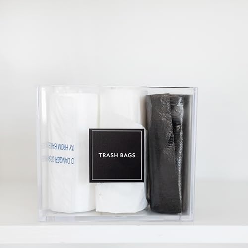 Organizing Labels for Storage Bins, 181 Preprinted Household & Garage Sticker Labels for Containers, Office and Home Organization Essentials - style: Modern Black Household & Garage Labels