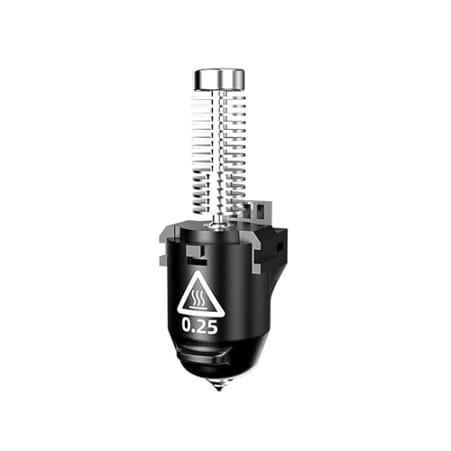 0.25mm 280℃ 3D Printer Nozzle for Adventurer 5M/Adventurer 5M Pro, AD5M Pro Hotend Nozzles High Flow Nozzles for High-Speed Printing - color: 0.25mm