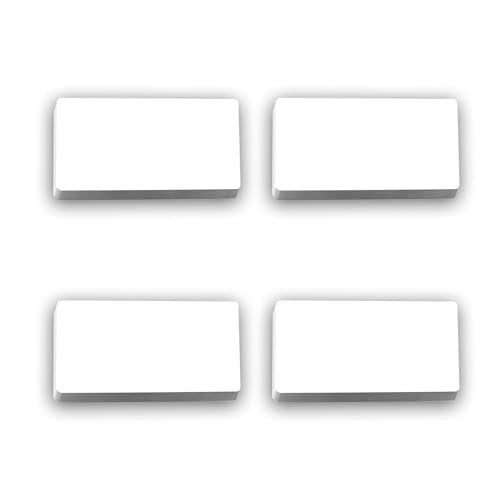 100 Count Dry Erase Magnetic Labels, 2 x 4 Inch Large Reusable Write-On Magnet Name Tags for Whiteboard, Metal Shelves, Toolboxes, Warehouse and Office, White - size: 2X4"