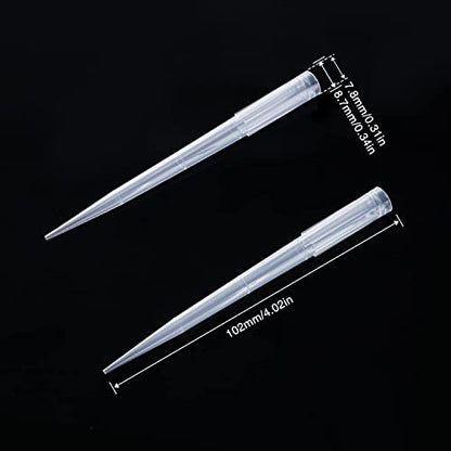 FOUR E'S SCIENTIFIC 1mL Pipette Tips, 500 Pcs Universal Micropipette Tips - size: 1ml