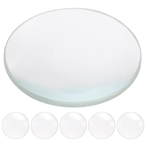 ULTECHNOVO Double Convex Lens 5 pcs 50mm 100mm Glass for Experiments