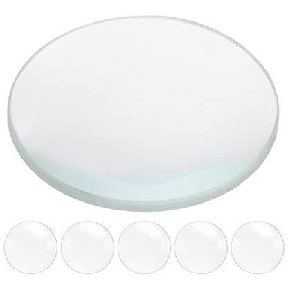 ULTECHNOVO Double Convex Lens 5 pcs 50mm 100mm Glass for Experiments