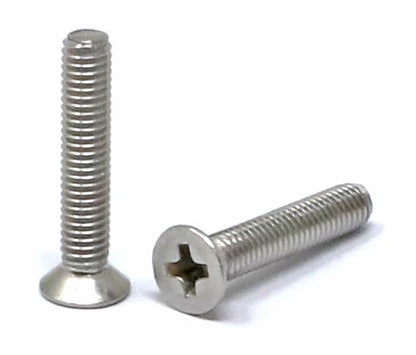 iexcell 100 Pcs M3 x 16mm Thread Pitch 0.5 mm Stainless Steel 304 Phillips Drive Flat Head Countersunk Screws Bolts Kit - size: M3 x 16mm