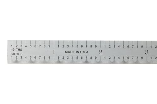PEC Tools Metal Ruler, 6"/150mm - color: Flexible, size: 6"