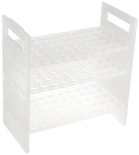 SP Bel-Art Pipette Rack, 16mm, 50-Place Capacity, Polypropylene – Durable, Space-Saving Laboratory Storage Rack for Secure & Organized Pipette Holding in Clinical, Research & Educational Labs Made in USA