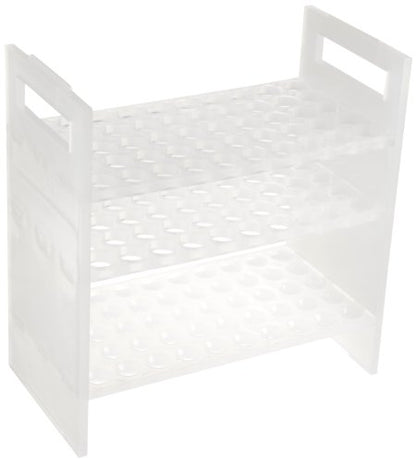 SP Bel-Art Pipette Rack, 16mm, 50-Place Capacity, Polypropylene – Durable, Space-Saving Laboratory Storage Rack for Secure & Organized Pipette Holding in Clinical, Research & Educational Labs Made in USA