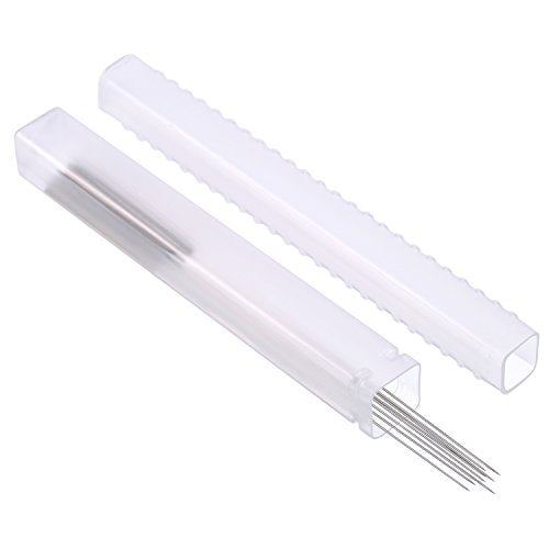 HESTYA 3D Printer Nozzle Cleaning Kit 0.4mm Stainless Steel Nozzle Cleaning Tool Kit 3D Printer Cleaning Needles, Drill Bits for 3D Printer Accessory, 10 Pack