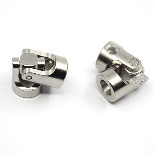 4 Pcs 6mm to 6mm Universal Joint Shaft Coupling for Motor - size: 6-6mm