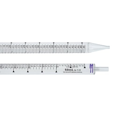 Celltreat 229030B 50mL Pipet, Individually Wrapped Paper/Plastic, Sterile - size: 50 milliliters