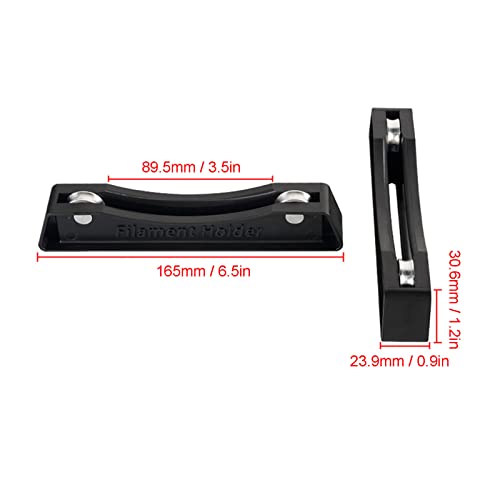 Generic 3D Printer Filament Spool Holder 3D Filament Spool Rack Printer Stand with Bearing Design Silicone Non Slip Pad for PLA ABS TPU Other Printing Materials