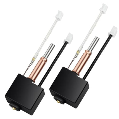 2-Pack Hotend Kit for Anycubic Kobra 3, Kobra 3 Combo, Kobra 3 V2 & Kobra 3 V2 Combo, 0.4mm Brass Nozzle Replacement, 3D Printer Accessories - color: Kobra 3 Hotend Kit (Brass Nozzle)