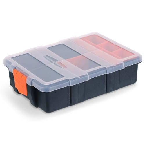 Small Parts Organizer 10 Compartment Small Tool Box