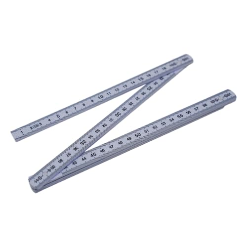 Dapetz ® 1m Yard Stick Folding Ruler Plastic Rule Mesaure Metre 3ft Yellow 1000mm